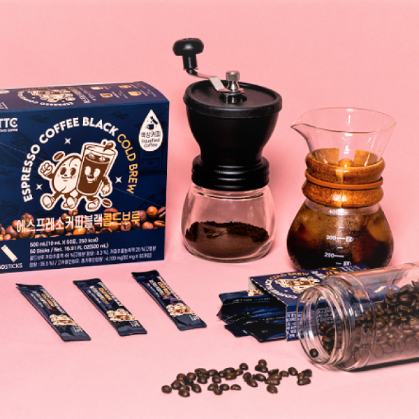 Cà phê đen Espresso ủ lạnh 500ml (10mlx 50 gói)